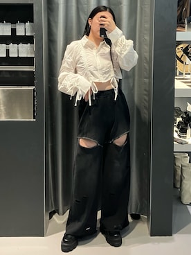 久道理沙さん(レディース・160cm)の秋コーディネート