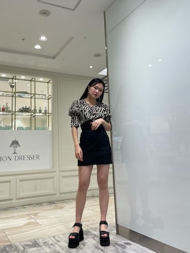 久道理沙さん（レディース・160cm）の夏コーディネート