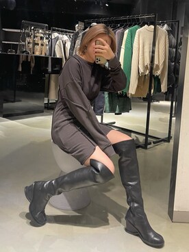 久道理沙さん（レディース・160cm）の秋コーディネート