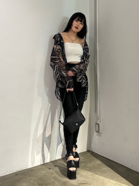 久道理沙さん（レディース・160cm）の春コーディネート