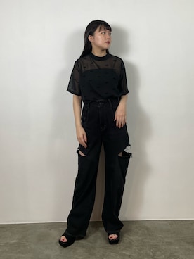 久道理沙さん（レディース・160cm）の夏コーディネート