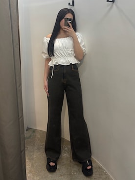 久道理沙さん（レディース・160cm）の春コーディネート