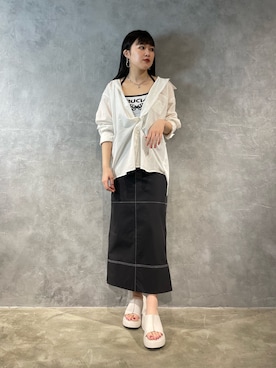 久道理沙さん(レディース・160cm)の春コーディネート