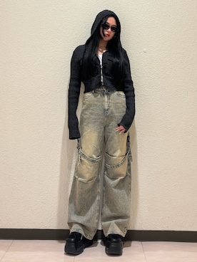 久道理沙さん（レディース・160cm）の春コーディネート