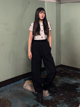 久道理沙さん（レディース・160cm）の春コーディネート