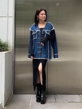 久道理沙さん(レディース・160cm)の秋コーディネート