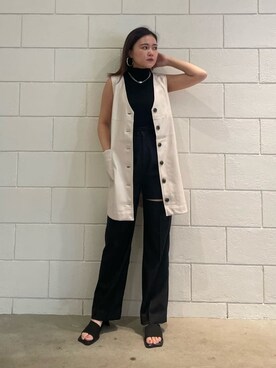 久道理沙さん（レディース・160cm）の夏コーディネート