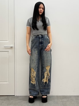 久道理沙さん（レディース・160cm）の春コーディネート
