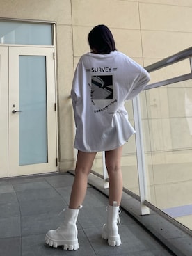 久道理沙さん(レディース・160cm)の春コーディネート