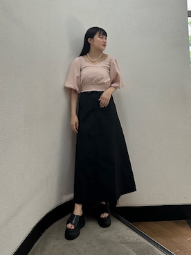 久道理沙さん（レディース・160cm）の夏コーディネート