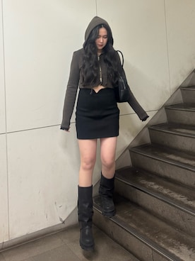 久道理沙さん（レディース・160cm）の春コーディネート