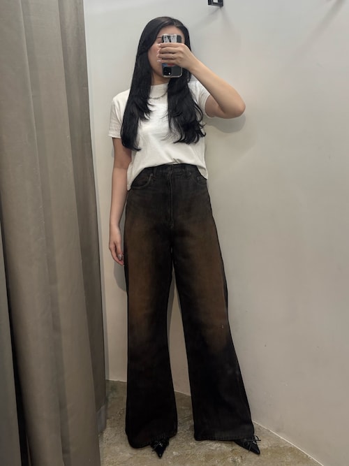EMODA レースアップパンプス黒 L