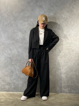 久道理沙さん（レディース・160cm）の冬コーディネート