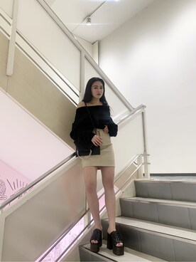 久道理沙さん（レディース・160cm）の春コーディネート