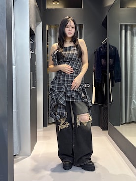 久道理沙さん（レディース・160cm）の夏コーディネート