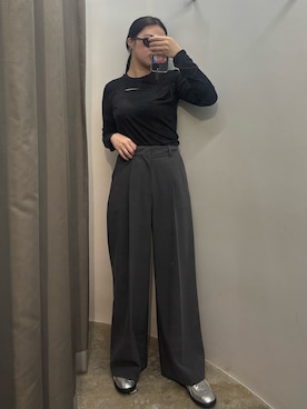 久道理沙さん（レディース・160cm）の春コーディネート