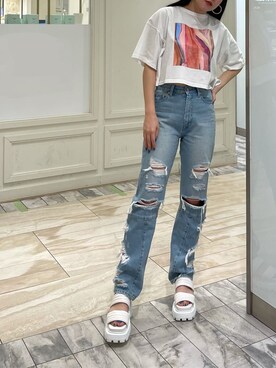 久道理沙さん（レディース・160cm）の夏コーディネート