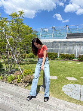 久道理沙さん（レディース・160cm）の春コーディネート