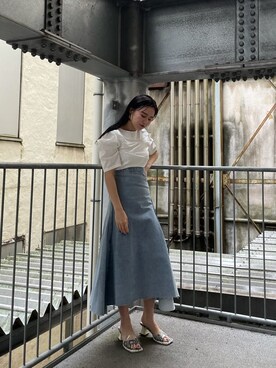 久道理沙さん(レディース・160cm)の夏コーディネート