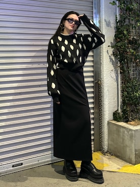 久道理沙さん(レディース・160cm)の冬コーディネート