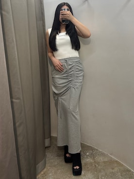 久道理沙さん（レディース・160cm）の夏コーディネート