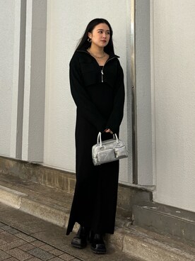 久道理沙さん（レディース・160cm）の秋コーディネート