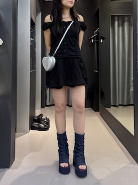 久道理沙さん(レディース・160cm)の夏コーディネート