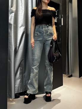 久道理沙さん(レディース・160cm)の夏コーディネート
