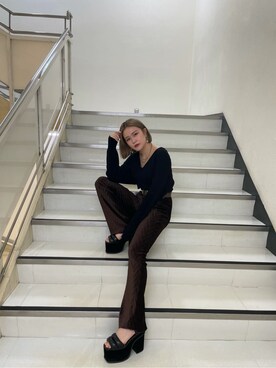 久道理沙さん(レディース・160cm)の秋コーディネート