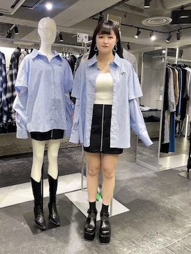 久道理沙さん（レディース・160cm）の春コーディネート