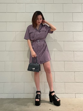 久道理沙さん(レディース・160cm)の春コーディネート