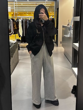 久道理沙さん（レディース・160cm）の冬コーディネート