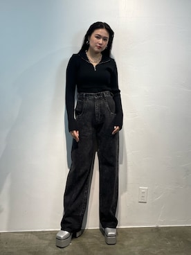 久道理沙さん（レディース・160cm）の秋コーディネート