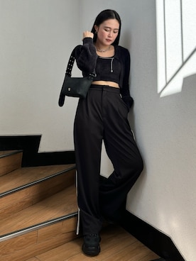 久道理沙さん（レディース・160cm）の冬コーディネート