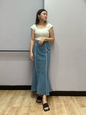 久道理沙さん(レディース・160cm)の夏コーディネート