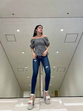 久道理沙さん（レディース・160cm）の夏コーディネート