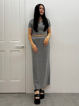 久道理沙さん（レディース・160cm）の春コーディネート