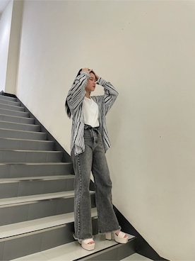 久道理沙さん(レディース・160cm)の夏コーディネート