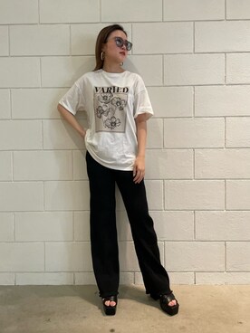 久道理沙さん（レディース・160cm）の夏コーディネート