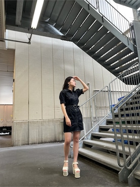 久道理沙さん（レディース・160cm）の夏コーディネート