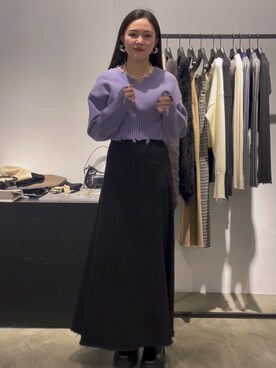久道理沙さん（レディース・160cm）の冬コーディネート