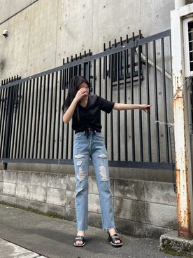 久道理沙さん（レディース・160cm）の夏コーディネート