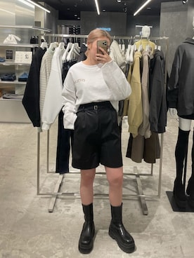 久道理沙さん(レディース・160cm)の秋コーディネート