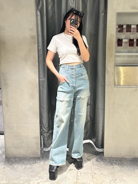 久道理沙さん(レディース・160cm)の春コーディネート