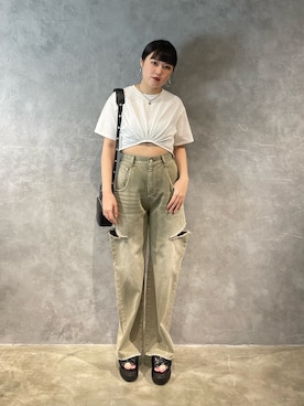 久道理沙さん（レディース・160cm）の春コーディネート