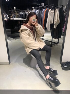 久道理沙さん（レディース・160cm）の秋コーディネート