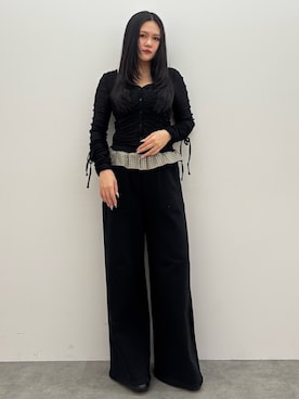 久道理沙さん（レディース・160cm）の冬コーディネート