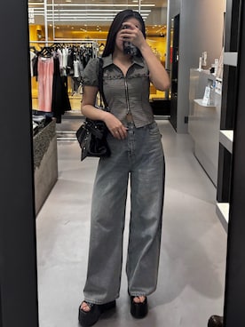 久道理沙さん(レディース・160cm)の春コーディネート