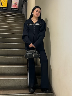 久道理沙さん（レディース・160cm）の秋コーディネート