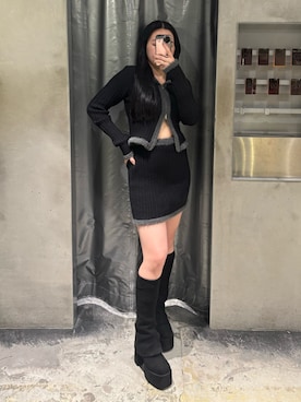 久道理沙さん（レディース・160cm）の秋コーディネート